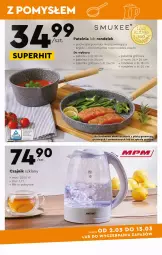 Gazetka promocyjna Biedronka - Okazje tygodnia od 27.02 - Gazetka - ważna od 15.03 do 15.03.2023 - strona 23 - produkty: Czajnik, Patelnia grillowa, Patelnia, Grill, Rondel