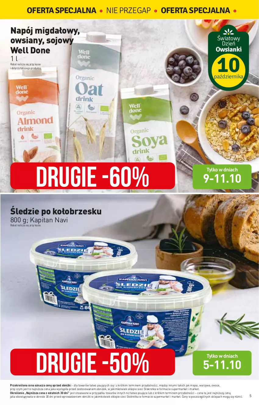 Gazetka promocyjna Stokrotka - Market - ważna 05.10 do 11.10.2023 - strona 6 - produkty: Mięso, Napój, Owoce, Warzywa