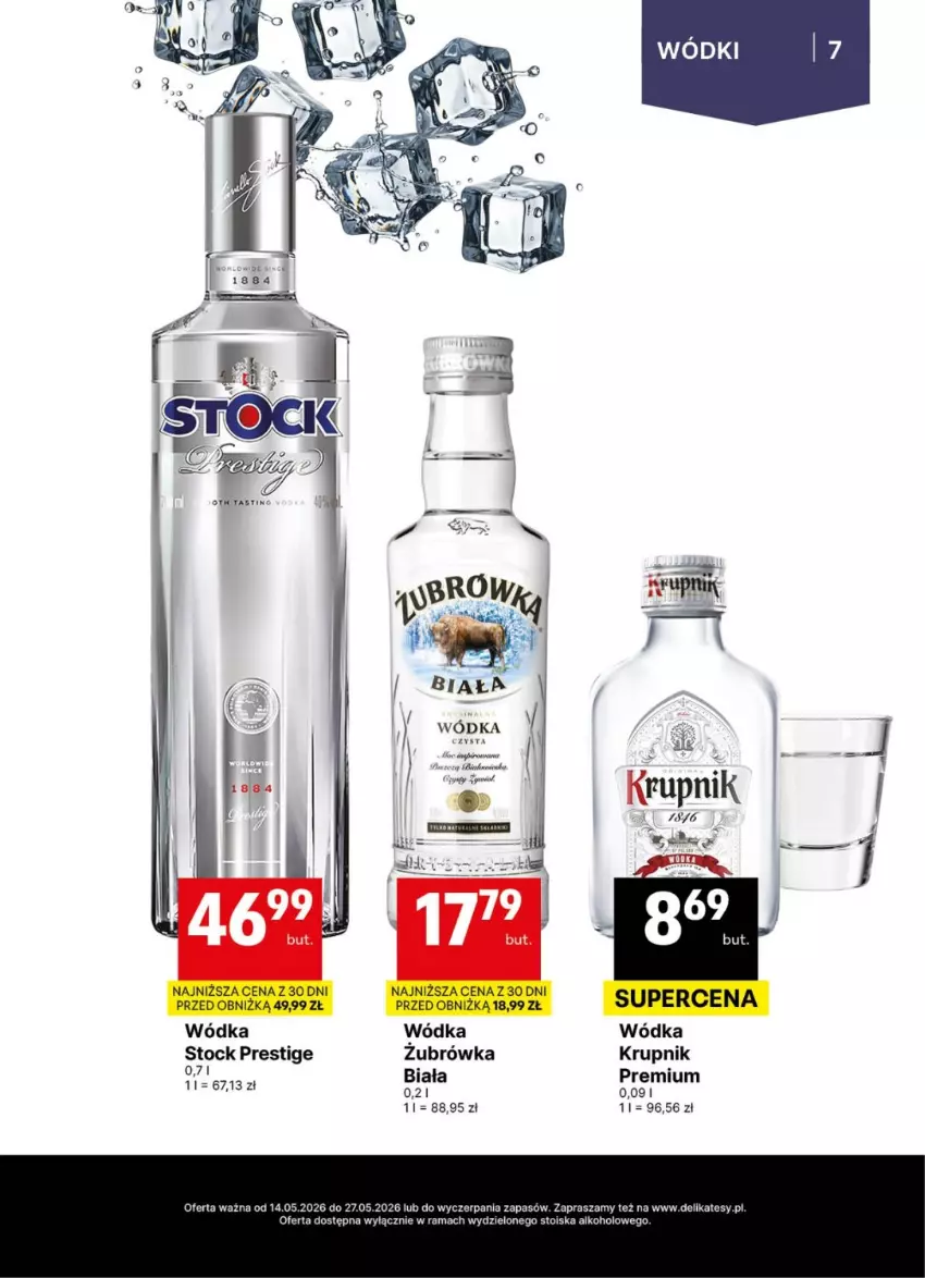 Gazetka promocyjna Delikatesy Centrum - Delibarek DC20-DC21 - ważna 14.05 do 27.05.2026 - strona 7 - produkty: Krupnik, Rama, Stock, Wódka