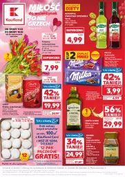 Gazetka promocyjna Kaufland - Gazetka tygodnia - Gazetka - ważna od 18.02 do 18.02.2026 - strona 1 - produkty: Kawa rozpuszczalna, Sok, Gin, Gra, Tulipan, Praliny, Szal, Kawa, Kosz, Czekolada, Syrop, Oliwa z oliwek, Jacobs, Herbapol, Lindt, Milka, Oliwa