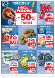 Gazetka promocyjna Kaufland - Gazetka tygodnia - Gazetka - ważna od 18.02 do 18.02.2026 - strona 17 - produkty: Kalafior, Jogurt owocowy, Jogurt, Kiwi, Chrupki, Bakoma, Krewetki, Rzodkiewka
