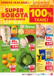 Gazetka promocyjna Kaufland - Gazetka tygodnia - Gazetka - ważna od 18.02 do 18.02.2026 - strona 18 - produkty: Piec, Warzywa, Kaczka, Pomarańcze, Tusz, Laur, Pieczywo, Owoce, Kabanos, Masło, Olej