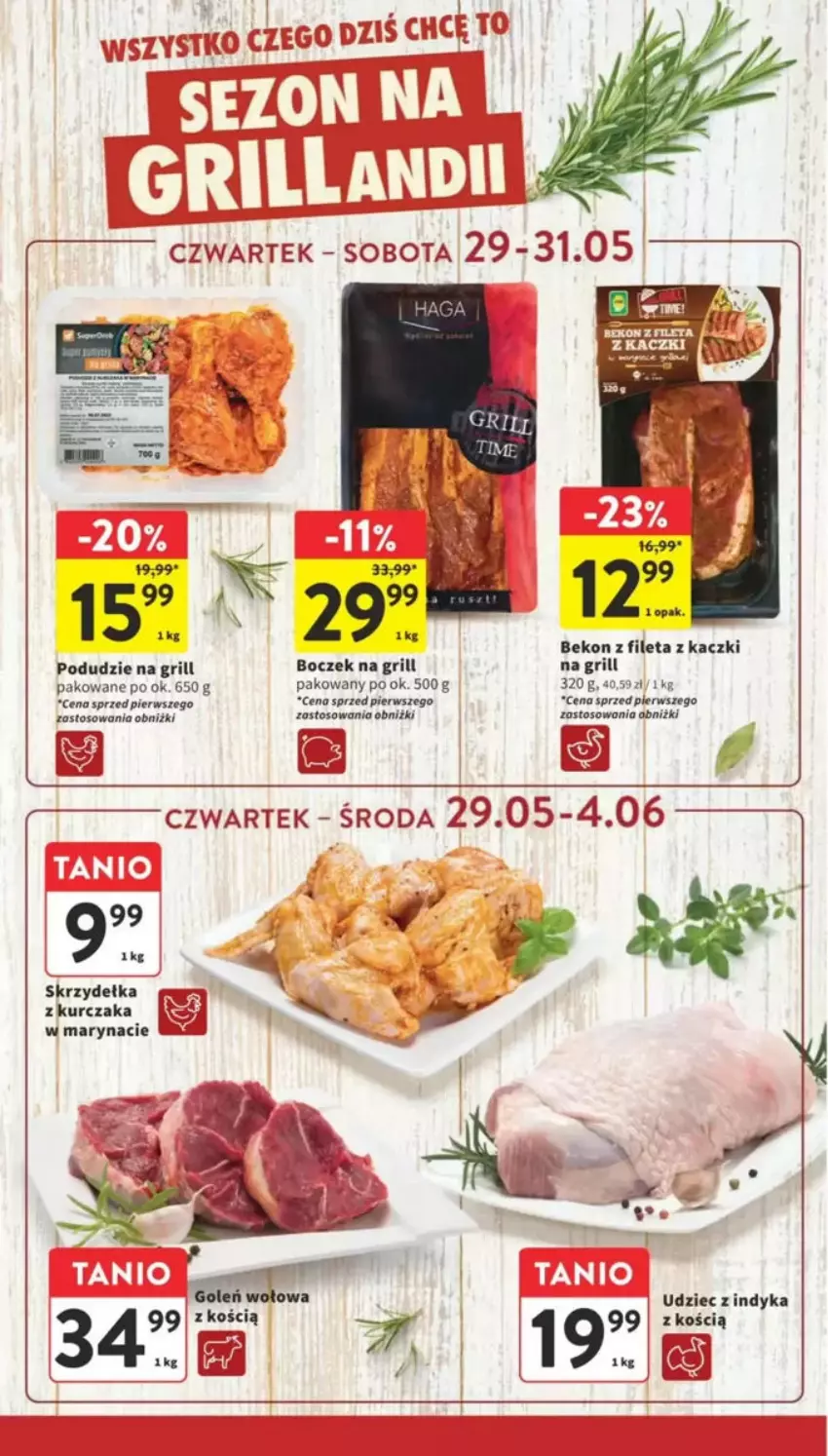 Gazetka promocyjna Intermarche - ważna 29.05 do 04.06.2025 - strona 10 - produkty: Beko, Boczek, Grill, Kurczak
