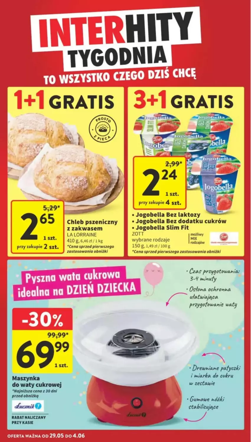 Gazetka promocyjna Intermarche - ważna 29.05 do 04.06.2025 - strona 2 - produkty: Bell, Bella, Chleb, Jogobella, Maszynka, Szynka