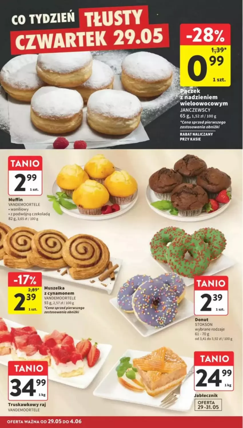 Gazetka promocyjna Intermarche - ważna 29.05 do 04.06.2025 - strona 76 - produkty: Donut, Mus, Tarta