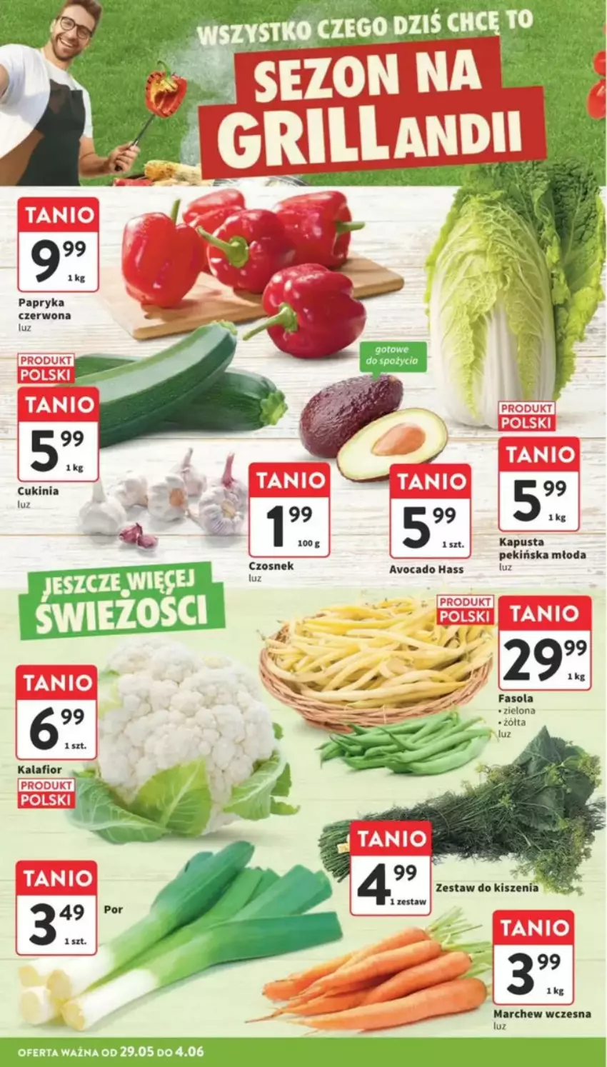 Gazetka promocyjna Intermarche - ważna 29.05 do 04.06.2025 - strona 8 - produkty: Avocado, Czosnek, Fa, Fasola, Kalafior