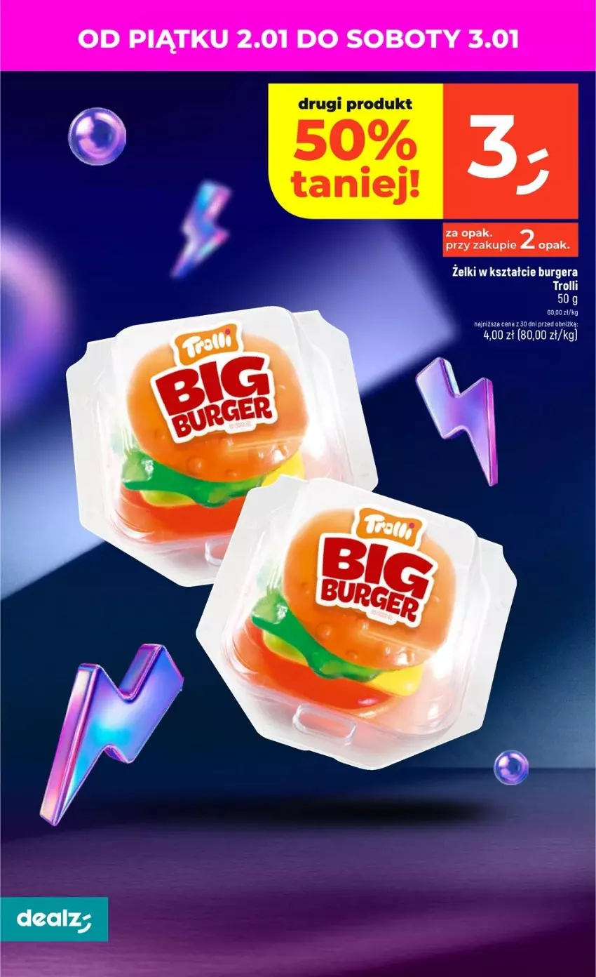Gazetka promocyjna Dealz - NOWA GAZETKA - ważna 02.01 do 07.01.2026 - strona 2 - produkty: Burger