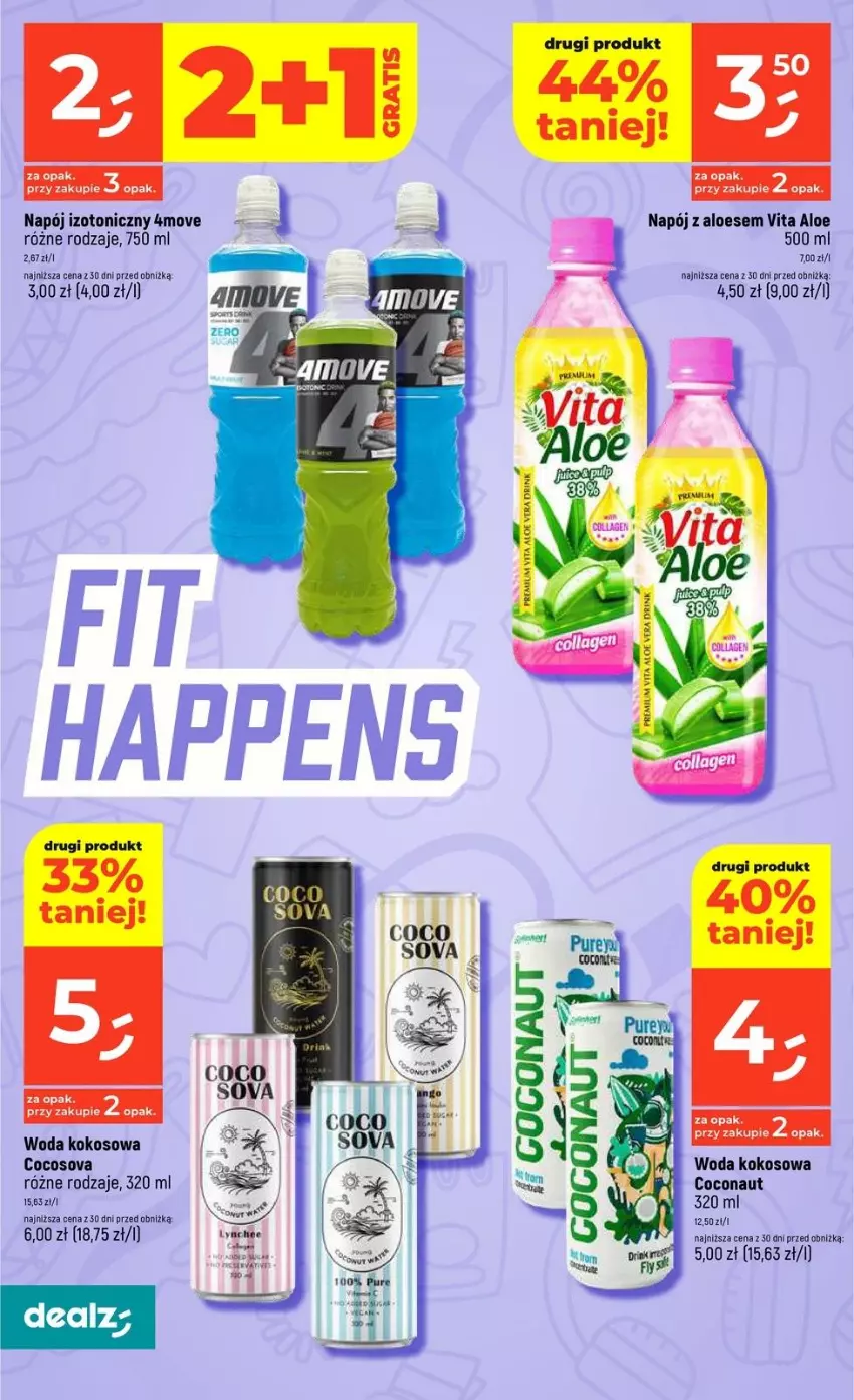Gazetka promocyjna Dealz - NOWA GAZETKA - ważna 02.01 do 07.01.2026 - strona 22 - produkty: Kokos, Napój, Napój izotoniczny, Woda