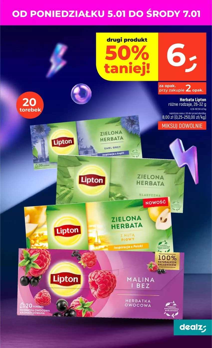 Gazetka promocyjna Dealz - NOWA GAZETKA - ważna 02.01 do 07.01.2026 - strona 41 - produkty: Herbata, Lipton