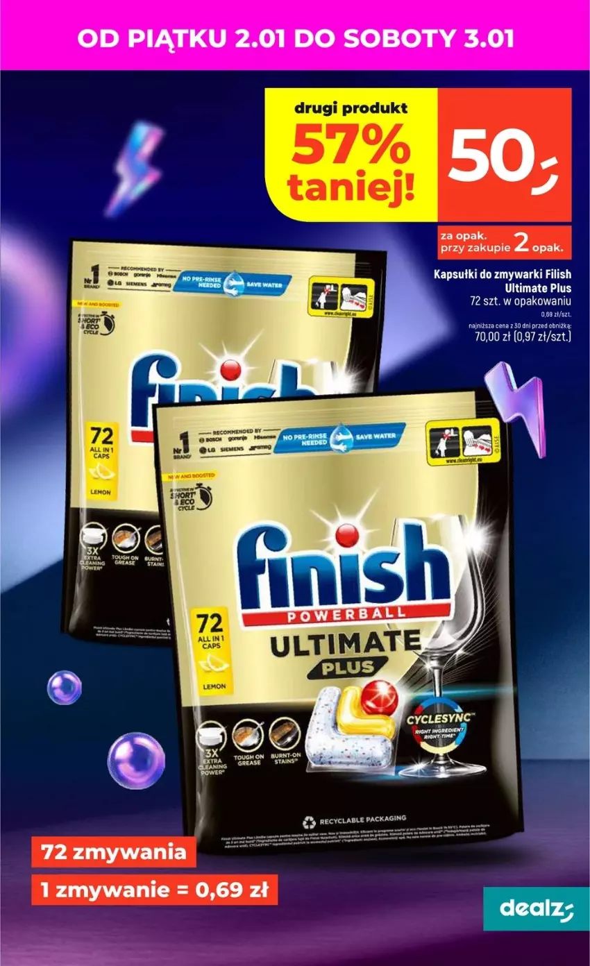 Gazetka promocyjna Dealz - NOWA GAZETKA - ważna 02.01 do 07.01.2026 - strona 5 - produkty: Kiwi, Koc, Zmywarki