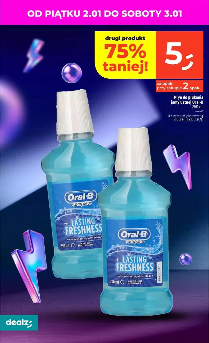 Gazetka promocyjna Dealz - NOWA GAZETKA - ważna 02.01 do 07.01.2026 - strona 6 - produkty: Płyn do płukania, Płyn do płukania jamy ustnej