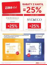 Gazetka promocyjna Ziko - Gazetka Ziko Dermo - Gazetka - ważna od 08.02 do 08.02.2023 - strona 13 - produkty: Ser, Por, Tablet, Dermedic, Zdrowie, Suplement diety, Magnez