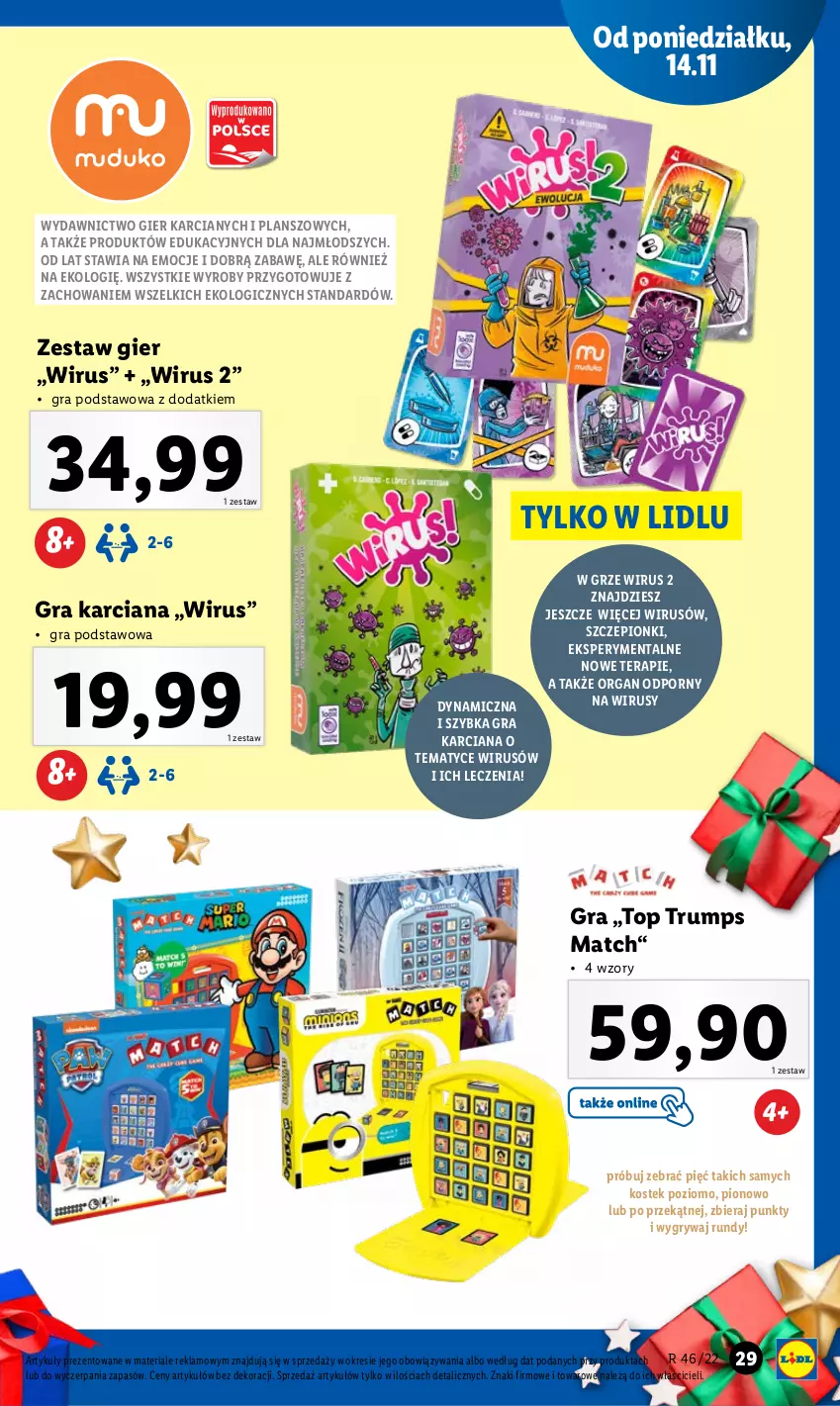 Gazetka promocyjna Lidl - GAZETKA - ważna 14.11 do 19.11.2022 - strona 29 - produkty: Gra, Gry, Por, Rum, Stek, Tera, Top