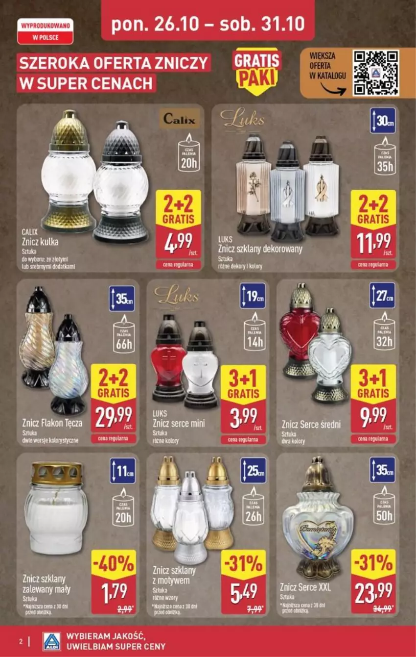 Gazetka promocyjna Aldi - Przygotuj się na kolejny tydzień! - ważna 28.10 do 31.10.2026 - strona 2 - produkty: Gra, Znicz