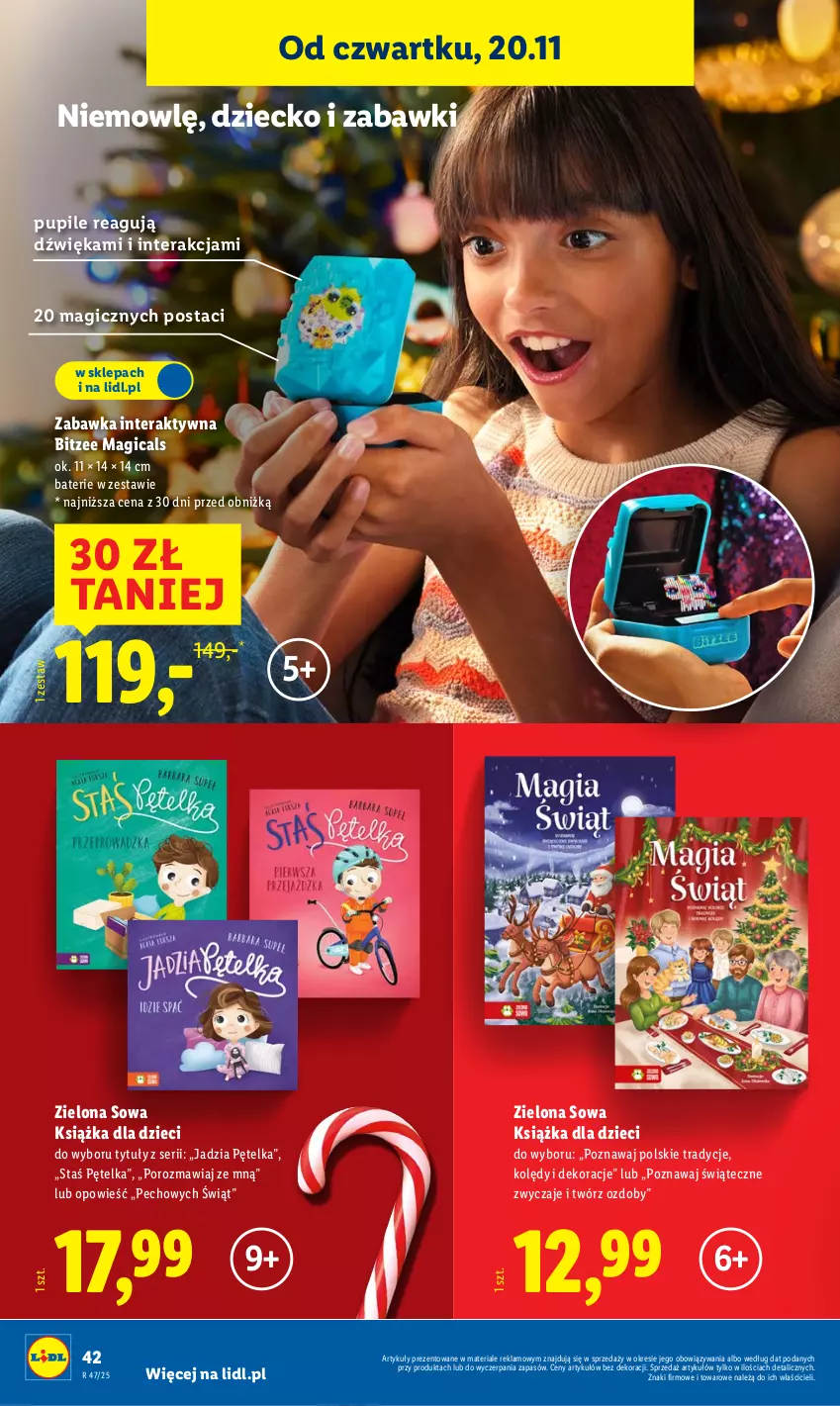 Gazetka promocyjna Lidl - GAZETKA - ważna 17.11 do 22.11.2025 - strona 46 - produkty: Dzieci, Książka, Por, Ser, Tera, Zabawka