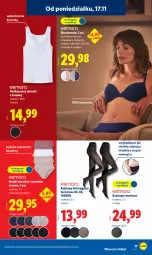 Gazetka promocyjna Lidl - GAZETKA - Gazetka - ważna od 22.11 do 22.11.2025 - strona 21 - produkty: Podkoszulek, Top, Sok, Gin, Majtki, Biustonosz, Kosz, Rajstopy, Legginsy