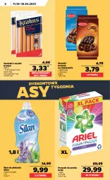 Gazetka promocyjna Netto - Gazetka spożywcza - Gazetka - ważna od 16.10 do 16.10.2021 - strona 2 - produkty: Piernik, Krakus, Ser, Parówki, Parówki z szynki, Proszek do prania, Silan, Płyn do płukania, Deser, Ariel