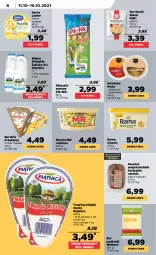 Gazetka promocyjna Netto - Gazetka spożywcza - Gazetka - ważna od 16.10 do 16.10.2021 - strona 8 - produkty: Rycki Edam, Hummus, Ser, Mus, Twaróg, Piątnica, Rama, Brie, Président, Pasztet, Podlaski, Edam, Słynne, Słynne MR Roślinne, Lisner, Mleko