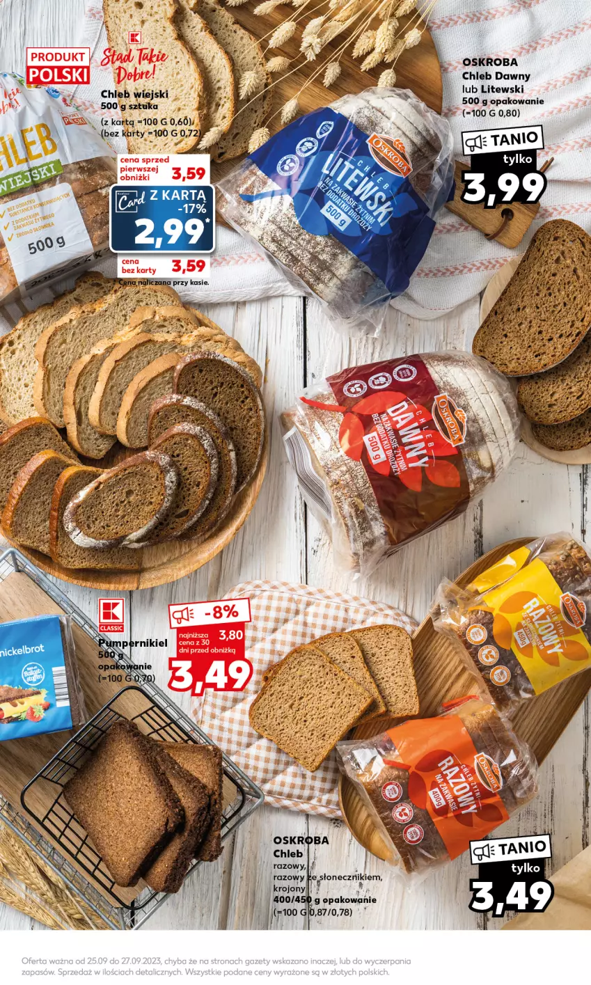 Gazetka promocyjna Kaufland - Mocny Start - ważna 25.09 do 27.09.2023 - strona 13 - produkty: Chleb