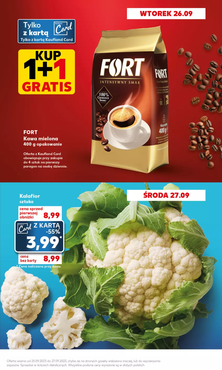 Gazetka promocyjna Kaufland - Mocny Start - ważna 25.09 do 27.09.2023 - strona 3 - produkty: Kawa, Kawa mielona