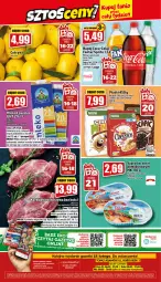 Gazetka promocyjna Topaz - Gazetka - Gazetka - ważna od 22.02 do 22.02.2023 - strona 24 - produkty: Cheerios, Top, Nesquik, Karkówka wieprzowa, Lion, Fanta, Cini Minis, Waga, Sprite, Napój, Olej, Mobil, Mleko, Fa