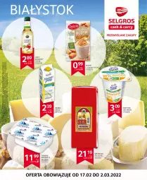 Gazetka promocyjna Selgros - Extra Oferta - Gazetka - ważna od 28.02 do 28.02.2022 - strona 38 - produkty: Ser, Twaróg, Tran, Twaróg półtłusty, Gouda, Ocet, Budyń, Mleko, Fa