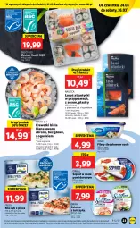 Gazetka promocyjna Lidl - GAZETKA - Gazetka - ważna od 27.03 do 27.03.2022 - strona 23 - produkty: Piec, Sałatka, Frosta, Sos, Gra, Sałat, Pieprz, Szprot, Sushi, Szprot w sosie, Krewetki, Tuńczyk, Graal, Lisner