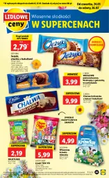 Gazetka promocyjna Lidl - GAZETKA - Gazetka - ważna od 27.03 do 27.03.2022 - strona 29 - produkty: Goplana, Ciastka, Jutrzenka, Chałwa, Jeżyki, Chupa Chups, LANA, E. Wedel, Lizaki, Gala, Kakao, Biszkopty, Kokos