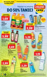 Gazetka promocyjna Lidl - GAZETKA - Gazetka - ważna od 27.03 do 27.03.2022 - strona 44 - produkty: Sok, Napój energetyczny, Oleofarm, Napoje, Lack, Fortuna, Napój izotoniczny, Syrop, Oshee, Woda mineralna, Woda niegazowana, Woda, Herbata, Mango, Napój, Oleo, Nestea, Nektar, Fa