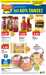 Gazetka promocyjna Lidl - GAZETKA - Gazetka - ważna od 27.03 do 27.03.2022 - strona 55 - produkty: Piec, Majonez, Sos, Hot dog, Winiary, Ananas, Pizza, Bułki do hot dogów, Mango