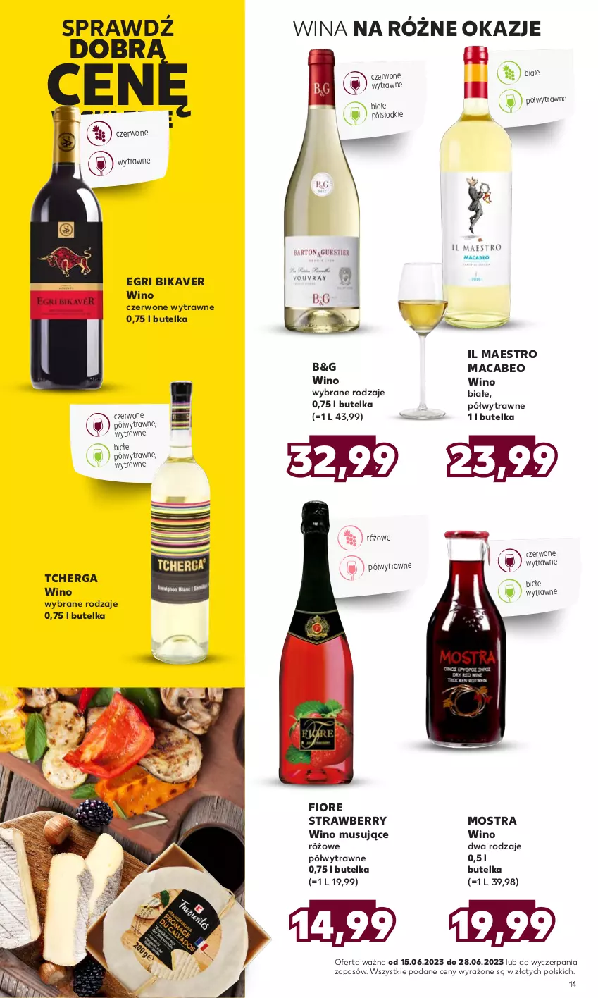 Gazetka promocyjna Kaufland - Barek Kauflandu - ważna 15.06 do 28.06.2023 - strona 14 - produkty: Mus, Wino, Wino białe, Wino czerwone, Wino musujące