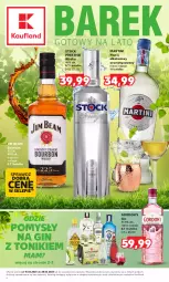 Gazetka promocyjna Kaufland - Barek Kauflandu - Gazetka - ważna od 28.06 do 28.06.2023 - strona 1 - produkty: Gin, Bourbon, Martini, Tonik, Wódka, Stock, Jim Beam, Napój