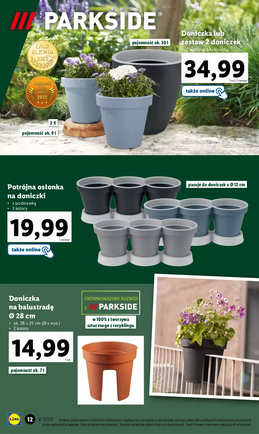 Gazetka promocyjna Lidl - GAZETKA - ważna 24.04 do 30.04.2023 - strona 14 - produkty: Osłonka