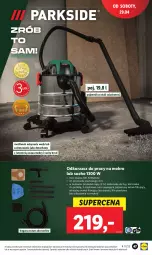 Gazetka promocyjna Lidl - GAZETKA - Gazetka - ważna od 30.04 do 30.04.2023 - strona 57 - produkty: Odkurzacz, Przewód, Papier, Rura, Pojemnik