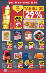 Gazetka promocyjna Aldi - Pełna oferta - Gazetka - ważna od 30.06 do 30.06.2024 - strona 10 - produkty: Lubella, Makaron, Krakus, Ser, Gra, Borówka, Bell, Jaja, Parówki, Parówki z szynki, Szynka, Spaghetti, Boczek, Bella, Olej słonecznikowy, Olej, Bułka