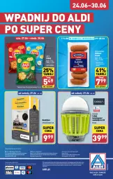 Gazetka promocyjna Aldi - Pełna oferta - Gazetka - ważna od 30.06 do 30.06.2024 - strona 36 - produkty: Por, Chipsy, O nas, Biuro, Lampa, Kiełbasa, Kiełbasa śląska