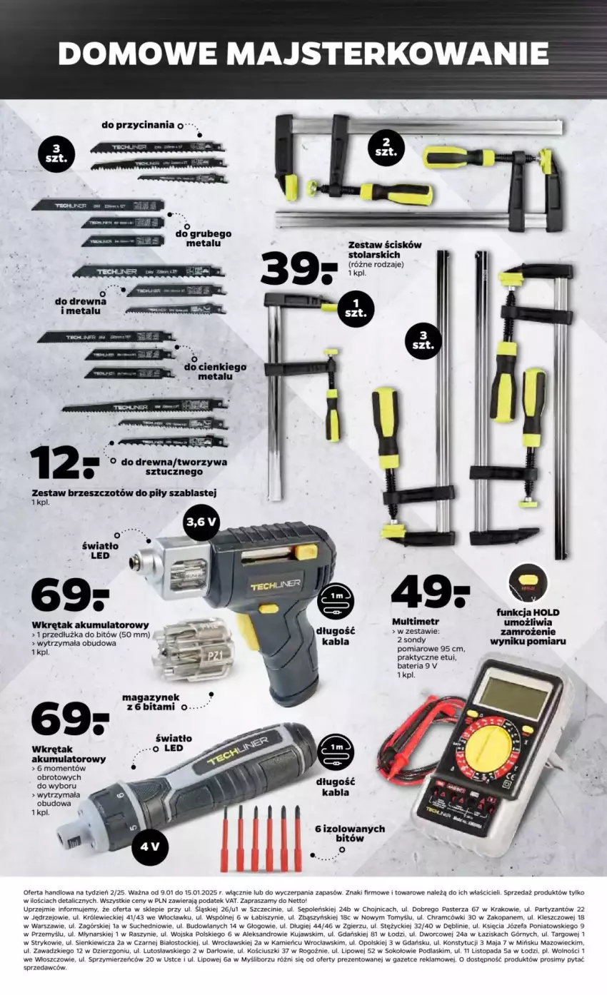 Gazetka promocyjna Netto - ważna 09.01 do 15.01.2025 - strona 10 - produkty: Akumulator, Bateria, Fa, Kujawski, Podlaski, Sok, Stock, Top, Wkręt, Wkrętak akumulatorowy