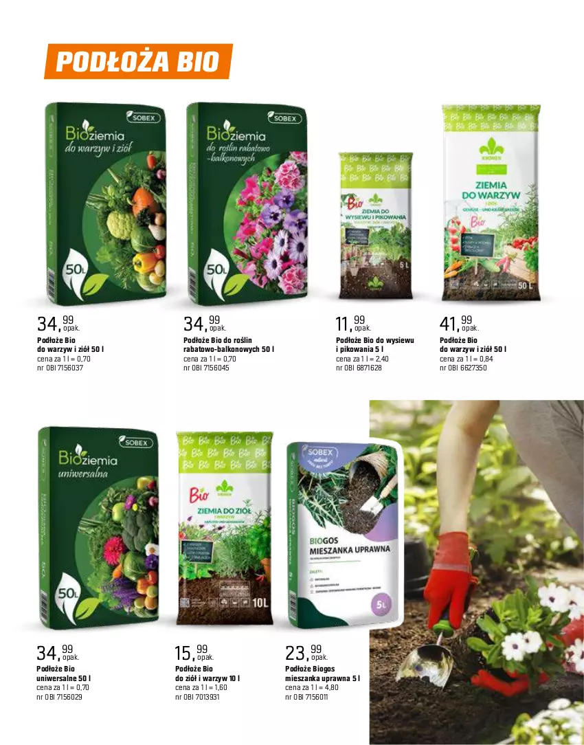 Gazetka promocyjna Obi - Katalog Ogród Wiosna 2024 - ważna 11.03 do 31.05.2024 - strona 49 - produkty: Podłoże do roślin