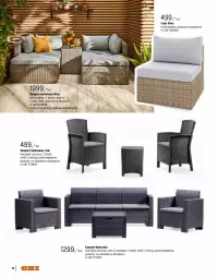 Gazetka promocyjna Obi - Katalog Ogród Wiosna 2024 - Gazetka - ważna od 31.05 do 31.05.2024 - strona 12 - produkty: Puf, Stolik, Sofa, Sofa 3-osobowa, Siedzisko, Fotel, Fa
