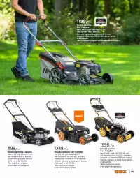 Gazetka promocyjna Obi - Katalog Ogród Wiosna 2024 - Gazetka - ważna od 31.05 do 31.05.2024 - strona 139 - produkty: Top, Kosiarka spalinowa z napędem, Kosz, Kosiarka