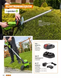Gazetka promocyjna Obi - Katalog Ogród Wiosna 2024 - Gazetka - ważna od 31.05 do 31.05.2024 - strona 144 - produkty: Noż, Nożyce, Sekator, Warka, Kasza, Akumulator