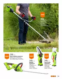 Gazetka promocyjna Obi - Katalog Ogród Wiosna 2024 - Gazetka - ważna od 31.05 do 31.05.2024 - strona 145 - produkty: Noż, Nożyce, Sekator, Warka, Kasza, Akumulator