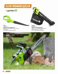 Gazetka promocyjna Obi - Katalog Ogród Wiosna 2024 - Gazetka - ważna od 31.05 do 31.05.2024 - strona 146 - produkty: Odkurzacz, Noż, Nożyce, Dmuchawa do liści, Odkurzacz do liści, Orka, Akumulator