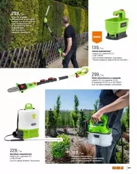 Gazetka promocyjna Obi - Katalog Ogród Wiosna 2024 - Gazetka - ważna od 31.05 do 31.05.2024 - strona 147 - produkty: Odkurzacz, Noż, Nożyce, Dmuchawa do liści, Odkurzacz do liści, Orka, Akumulator