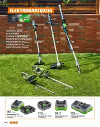 Gazetka promocyjna Obi - Katalog Ogród Wiosna 2024 - Gazetka - ważna od 31.05 do 31.05.2024 - strona 148 - produkty: Odkurzacz, Noż, Nożyce, Warka, Dmuchawa do liści, Odkurzacz do liści, Kasza, Orka, Akumulator