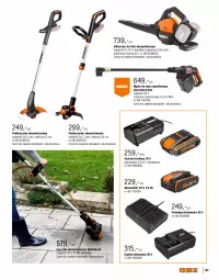 Gazetka promocyjna Obi - Katalog Ogród Wiosna 2024 - Gazetka - ważna od 31.05 do 31.05.2024 - strona 151 - produkty: Odkurzacz, Noż, Nożyce, Szczotka, Warka, Odkurzacz do liści, Kasza, Orka, Akumulator