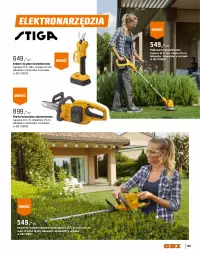 Gazetka promocyjna Obi - Katalog Ogród Wiosna 2024 - Gazetka - ważna od 31.05 do 31.05.2024 - strona 157 - produkty: Noż, Alpina, Nożyce, Sekator, Warka, Dmuchawa do liści, Kasza, Akumulator