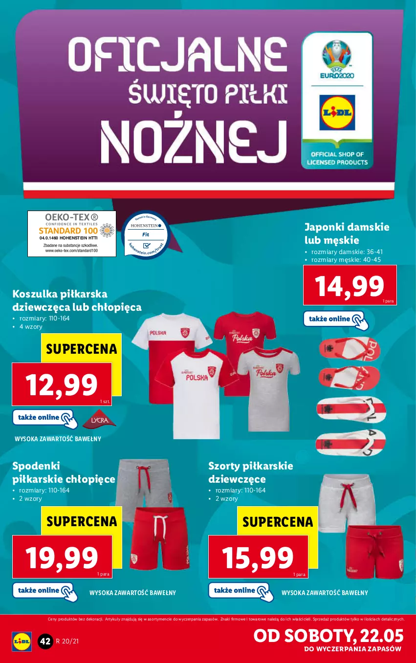 Gazetka promocyjna Lidl - GAZETKA - ważna 17.05 do 22.05.2021 - strona 42 - produkty: Kosz, Koszulka, Sok, Szorty