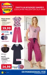 Gazetka promocyjna Lidl - GAZETKA - Gazetka - ważna od 22.05 do 22.05.2021 - strona 18 - produkty: Sok, Koszula nocna, Kosz, Koszula, Moda, Piżama
