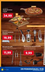 Gazetka promocyjna Lidl - GAZETKA - Gazetka - ważna od 22.05 do 22.05.2021 - strona 20 - produkty: Węgiel drzewny, Widelec, Szczypce, Grill